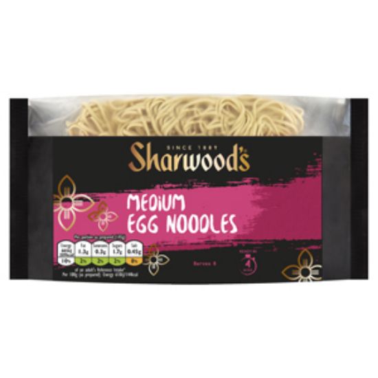 Picture of Sharwoods Med Egg Noodles 340g x8